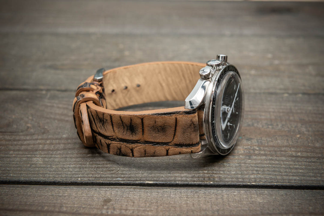 Desert Dune – Handmade Alligator Leather Watch Strap
