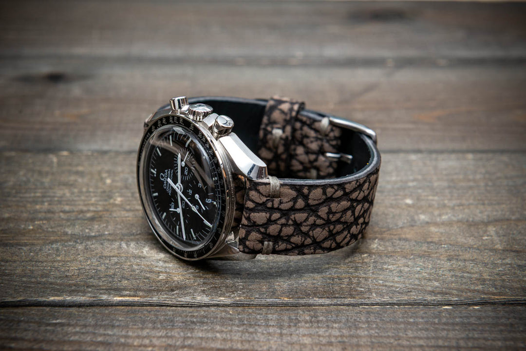 Stone Ridge Bison Leather Watch Strap