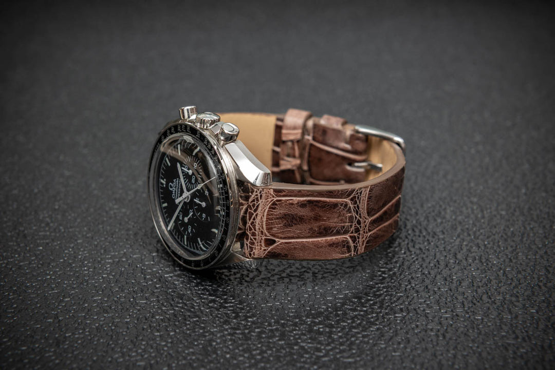 Vintage Chestnut Alligator Watch Strap – Limited Edition
