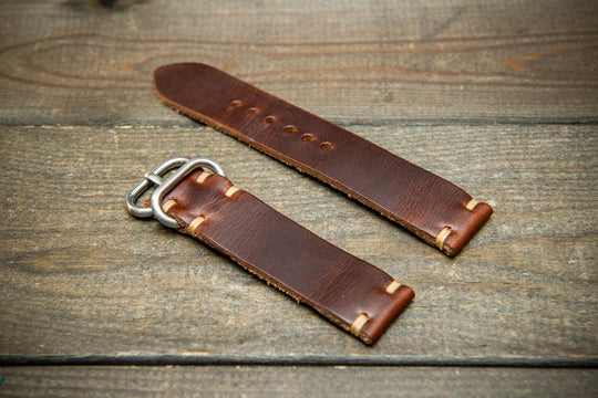 Luxury Chromexcel Dark Brown Watch Strap