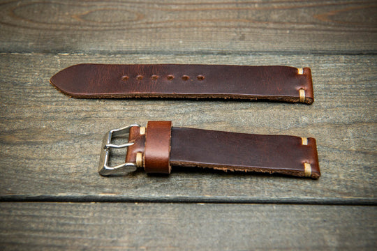 Dark Brown Horween Leather Strap