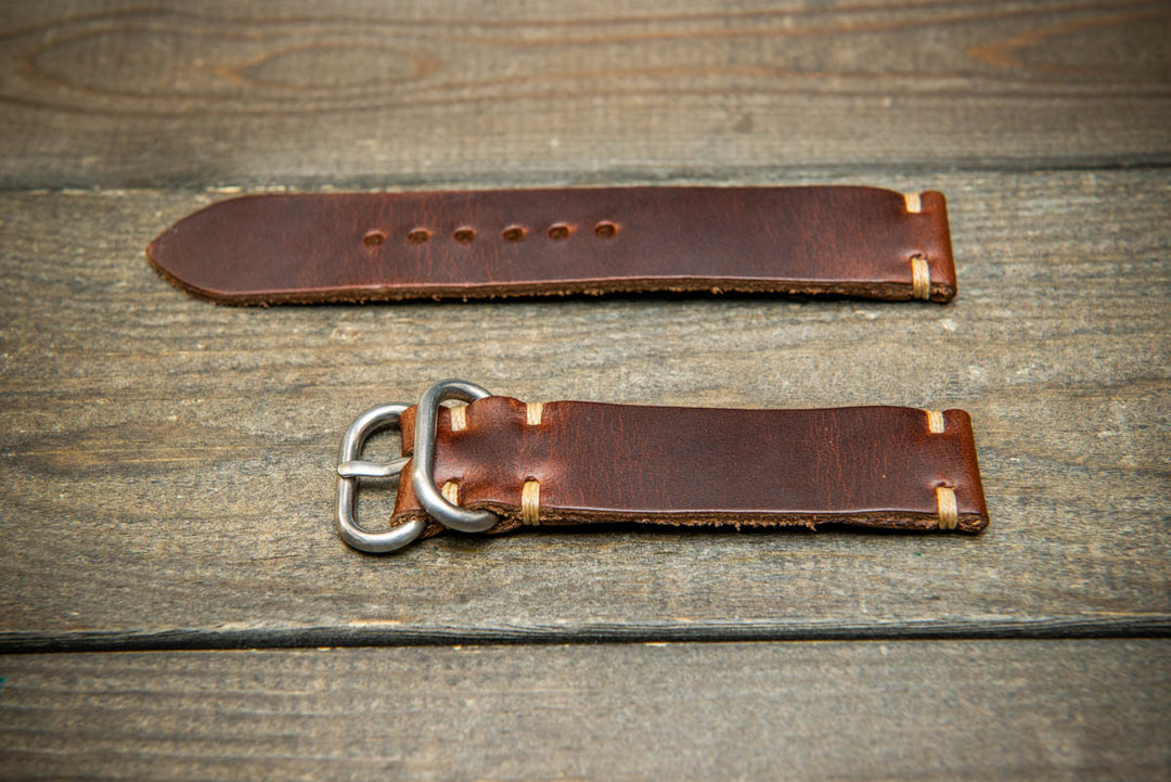 Luxury Chromexcel Dark Brown Watch Strap