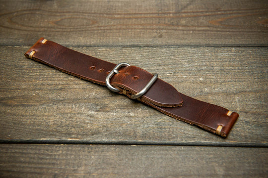 Luxury Chromexcel Dark Brown Watch Strap