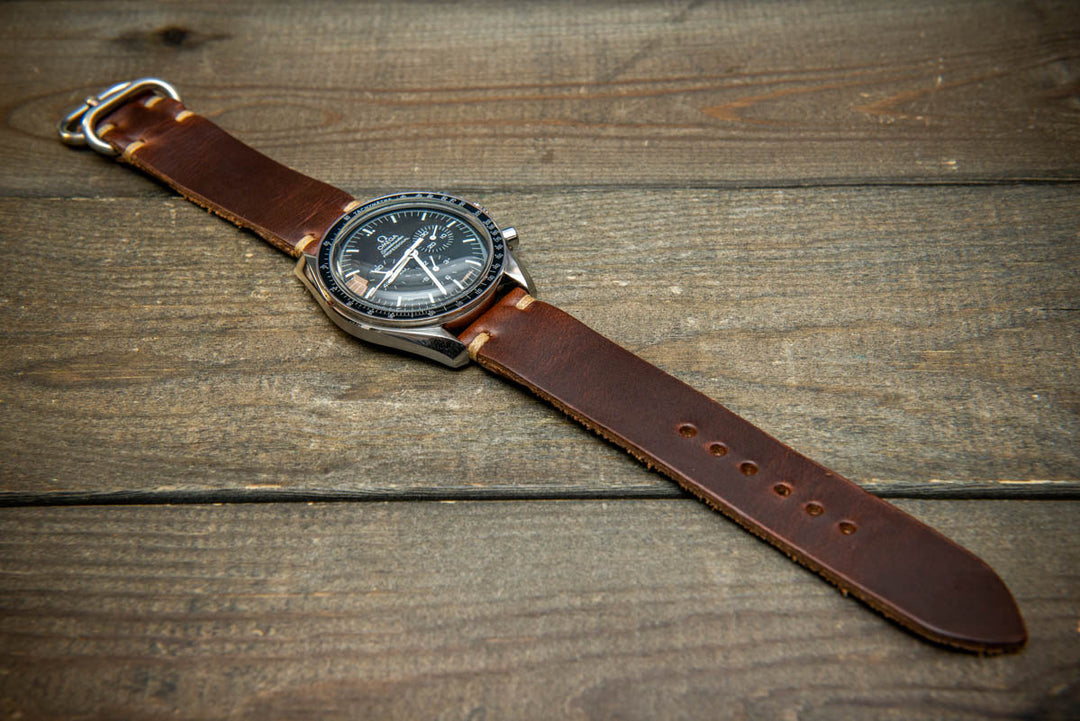 Luxury Chromexcel Dark Brown Watch Strap