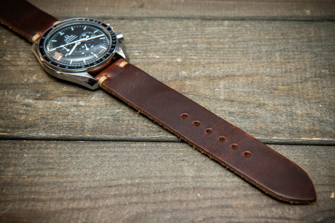 Dark Brown Horween Leather Strap