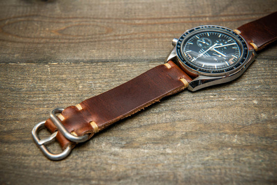 Luxury Chromexcel Dark Brown Watch Strap