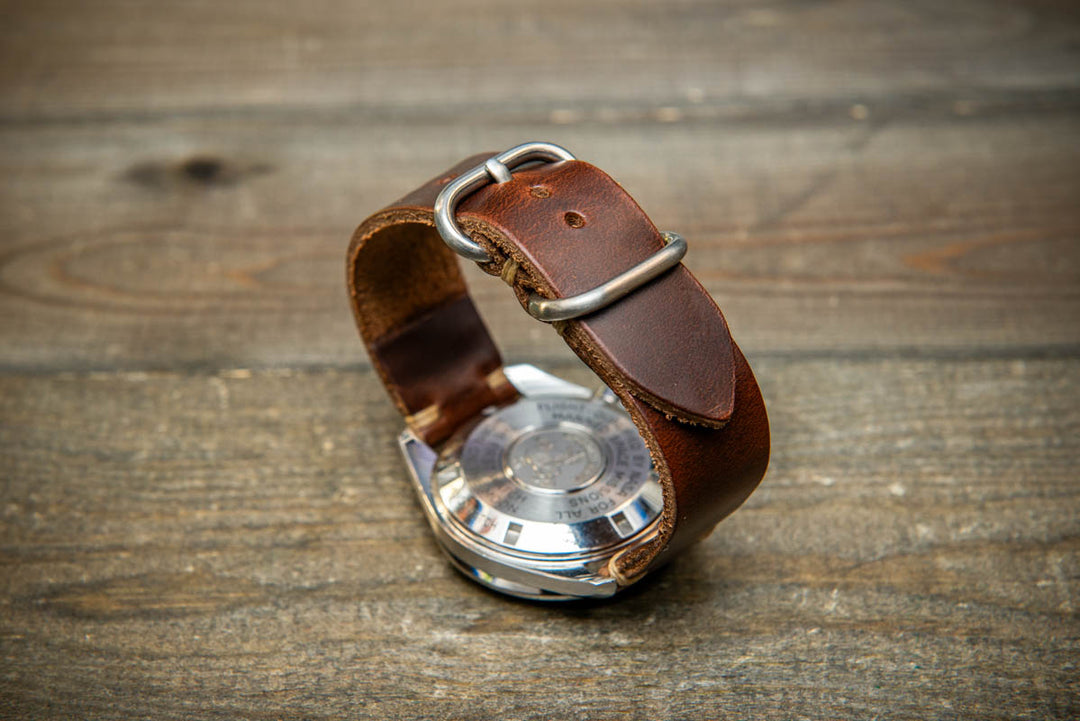 Luxury Chromexcel Dark Brown Watch Strap