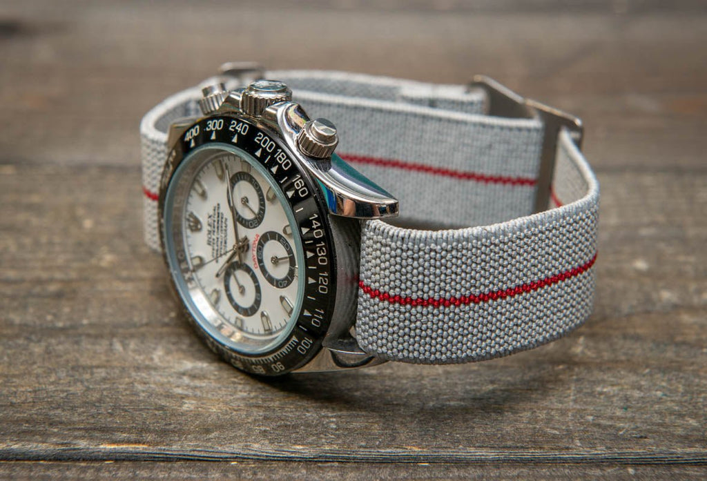 Nylon Elastic watch strap, adjustable Marine Nationale