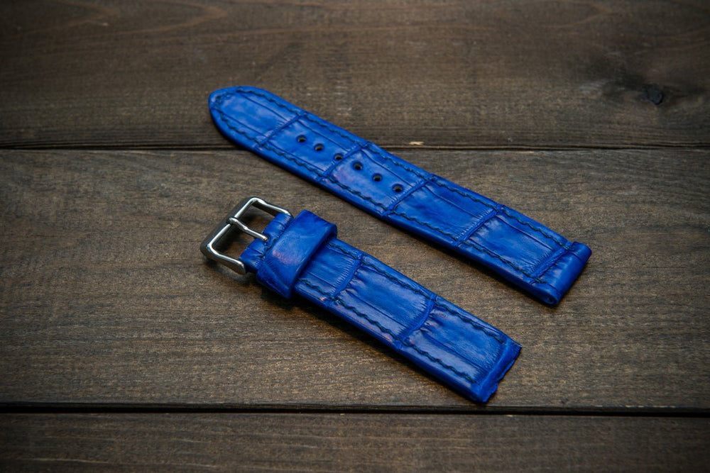 Genuine alligator hot sale watch strap