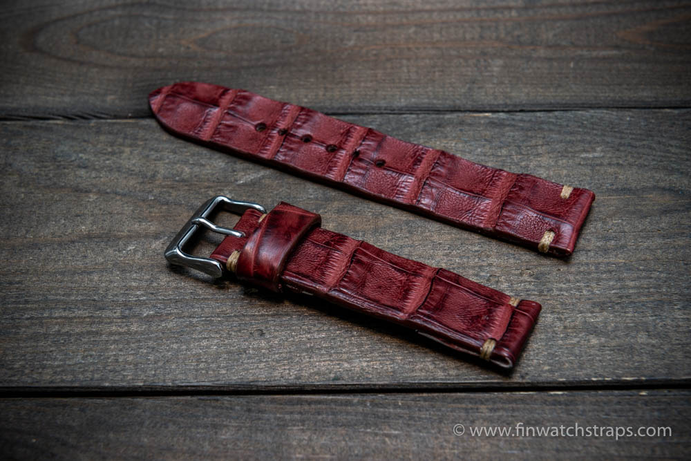 Watch strap, watch band, leather watch strap, leather watch band, finwatchstraps