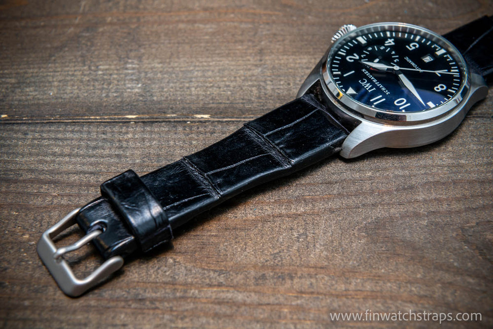 Iwc big 2024 pilot alligator strap