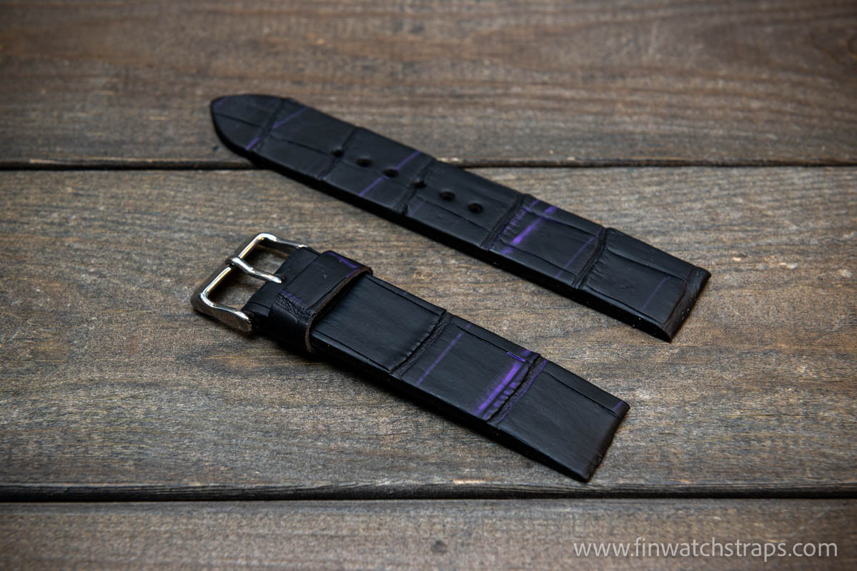 Matte black watch strap deals