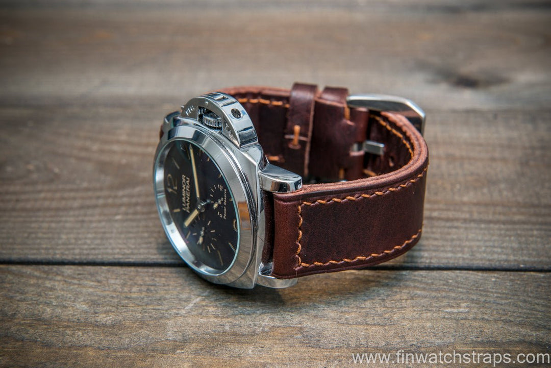 tobacco badalassi Aero Hooch Hauler, size 44, Cowhide Thurston Bros Rough Wear LLC Badalassi Carlo Wax leather watch