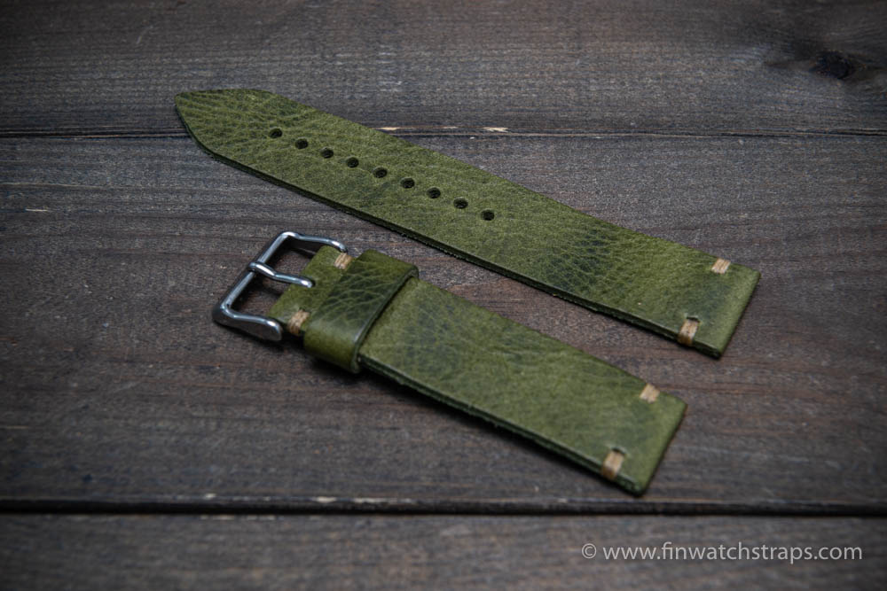 Watch strap, watch band, leather watch strap, leather watch band, finwatchstraps