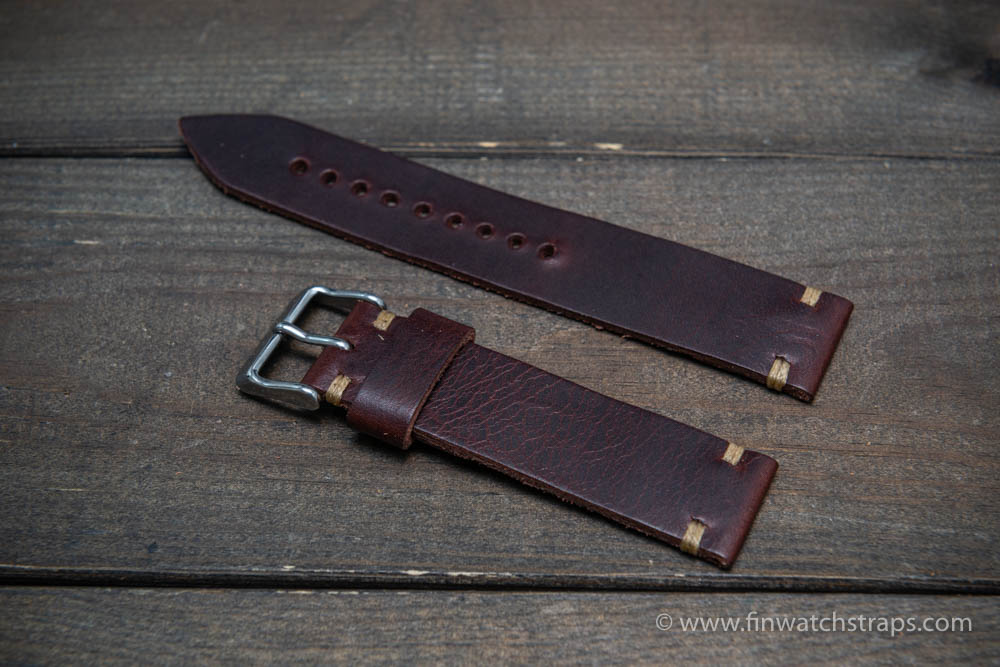 Watch strap, watch band, leather watch strap, leather watch band, finwatchstraps