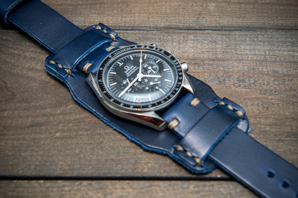 Bund-style Leather Watch Strap