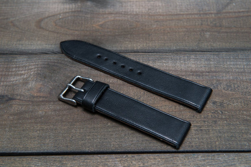 1.5” Black Epi Leather & Black Italian Buttero Belt