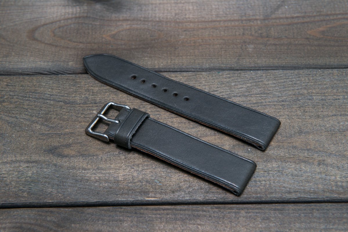 Gray Watchstrap vintage outlets style, Watch strap handmade, leather watchstrap 20mm 22mm 24mm custom size