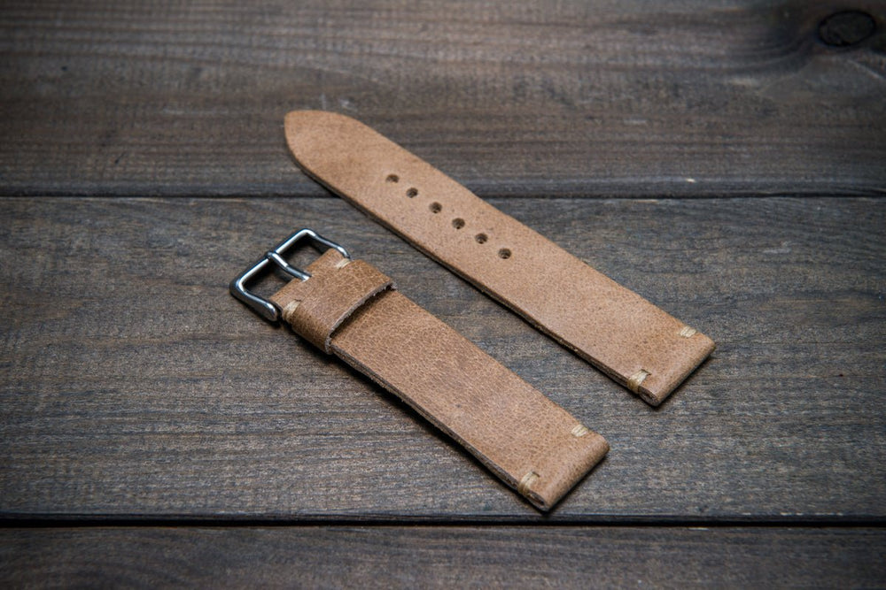 Custom Vintage Rolex leather strap 20mm