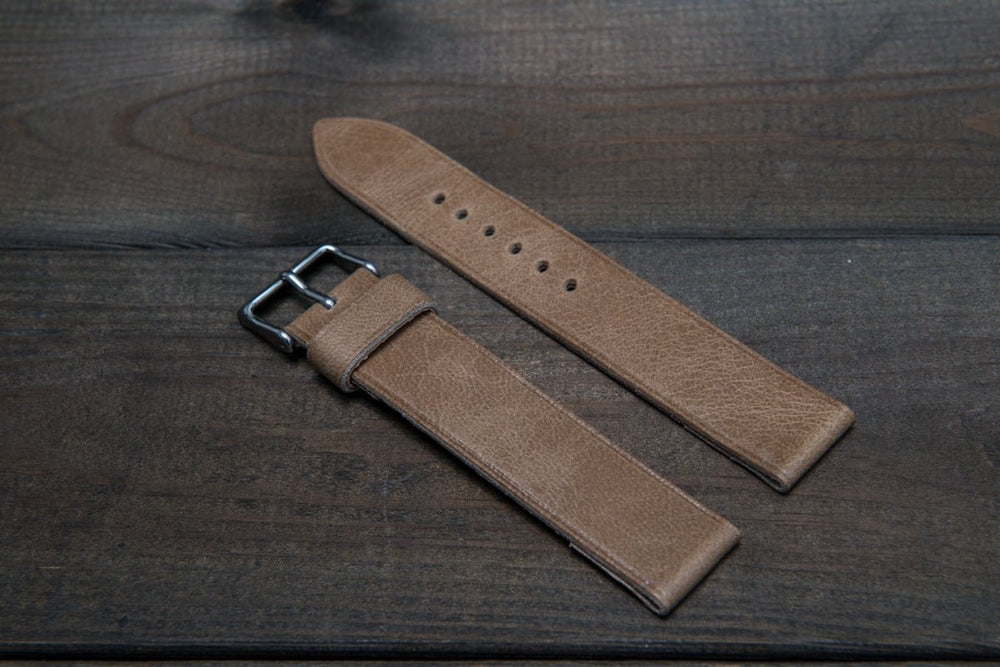 Italian Buttero leather watch strap, handmade in Finland