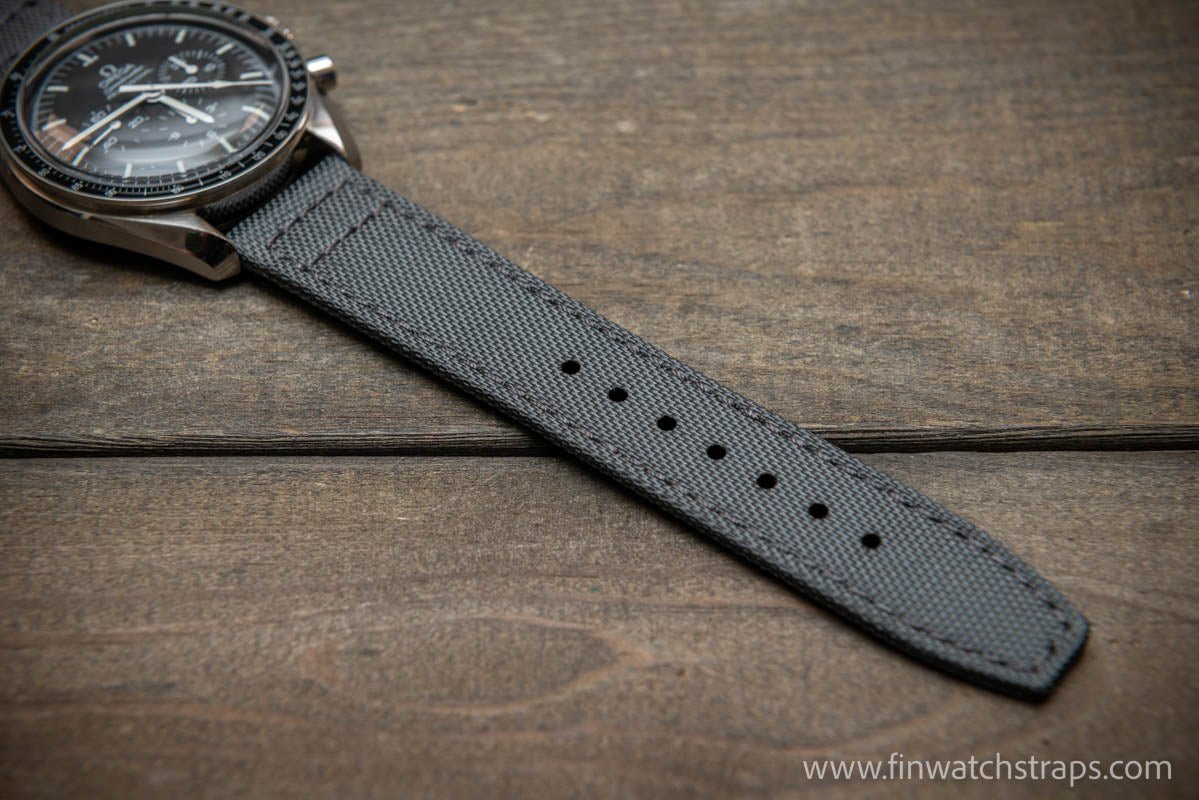Grey canvas watch strap on sale