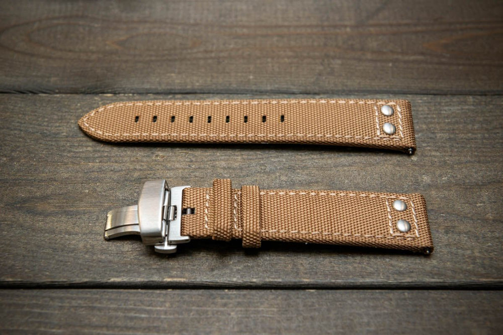 Cordura Canvas waterproof watch strap Quick release spring bars are i