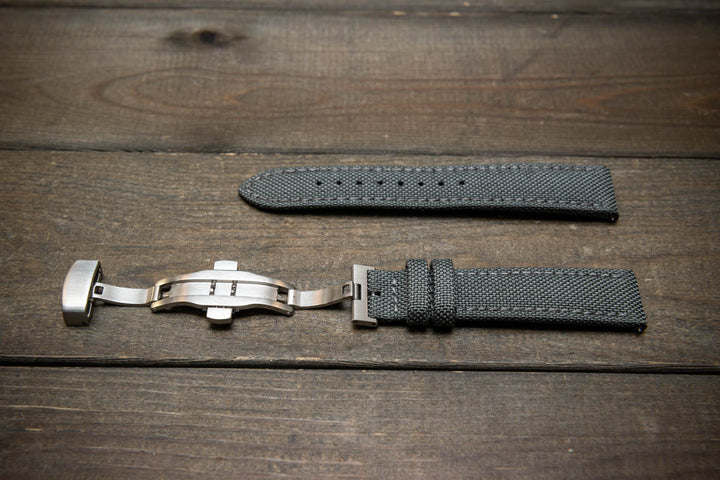 Sailcloth, Cordura military grade watch strap, Quick-release spring ...