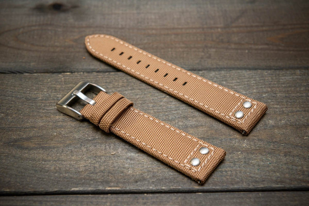 Cordura Canvas waterproof watch strap Quick release spring bars are i