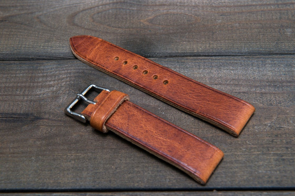 Dark Brown & Golden Honey Strap for Bags 1.5 Wide -  Finland