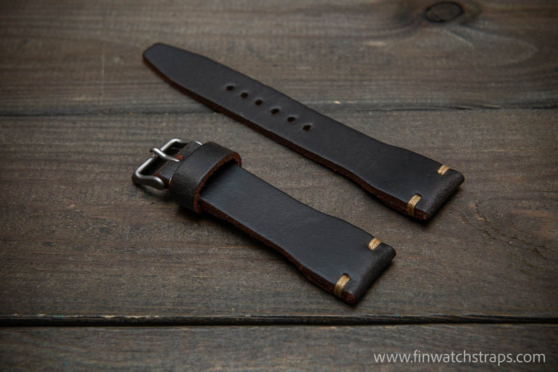 Strap - Black Kevlar Strap - 24mm - Bristol Aviator Watches