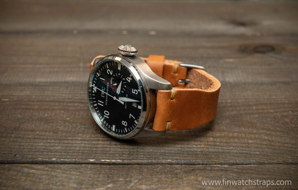 Thick leather nato on sale strap