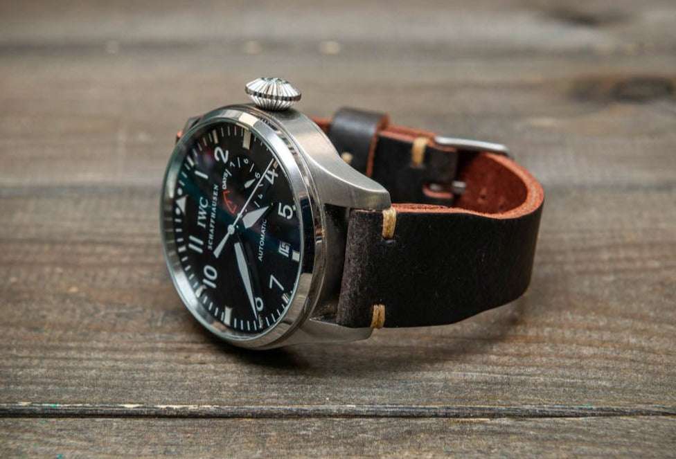 Watch strap, watch band, leather watch strap, leather watch band, finwatchstraps