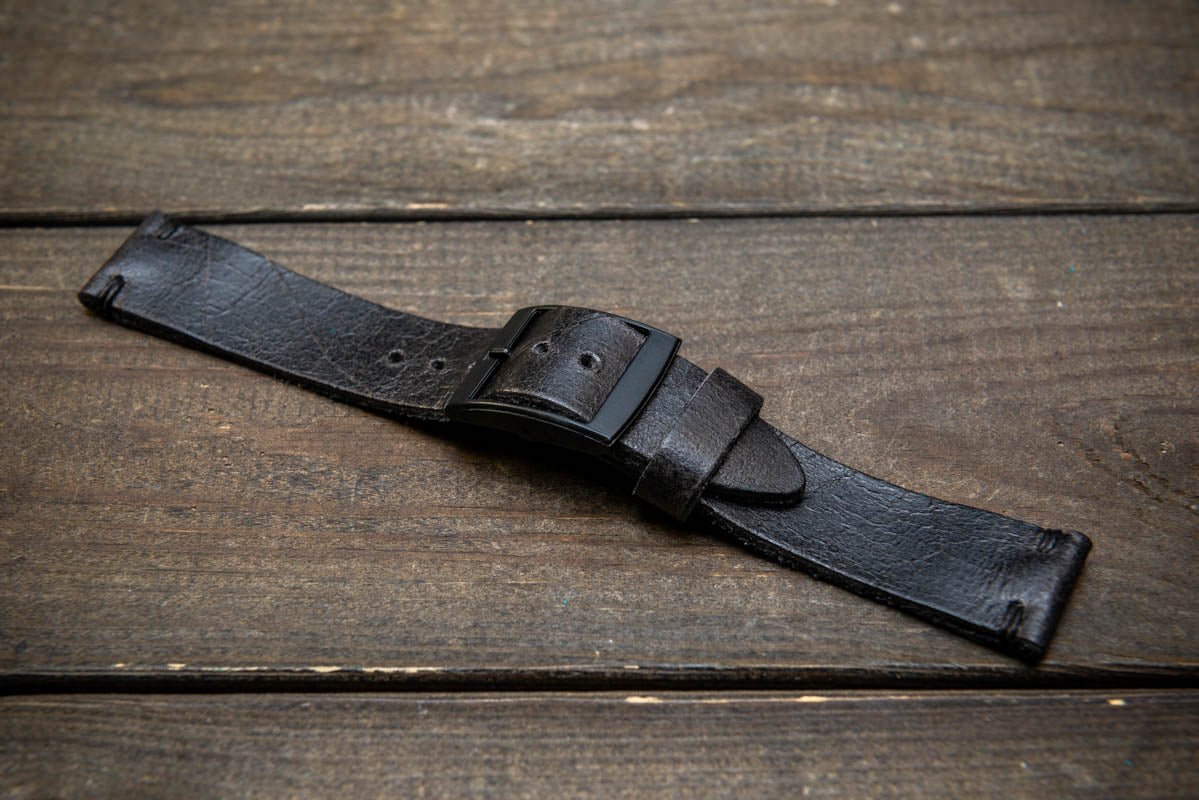 t*y様 OMEGA レザーストラップ Leather Watch strap for Omega x Swatch , High quality, Compatible with