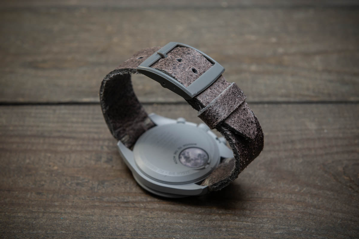 2点まとめ グッチ ハンティング Leather Watch strap for Omega x Swatch , High quality, Compatible with