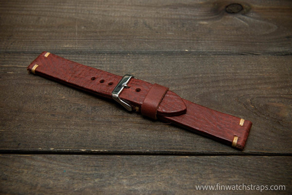 Vachetta Leather Watch Strap. Natural Color. Handmade in Finland.