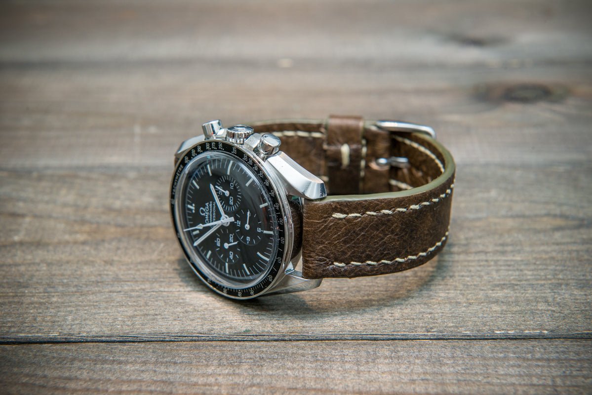Toscana Classic Leather Strap, handmade in Finland. 10-26 mm