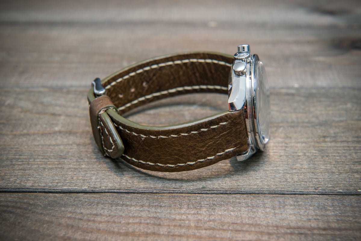 Toscana Classic Leather Strap, handmade in Finland. 10-26 mm