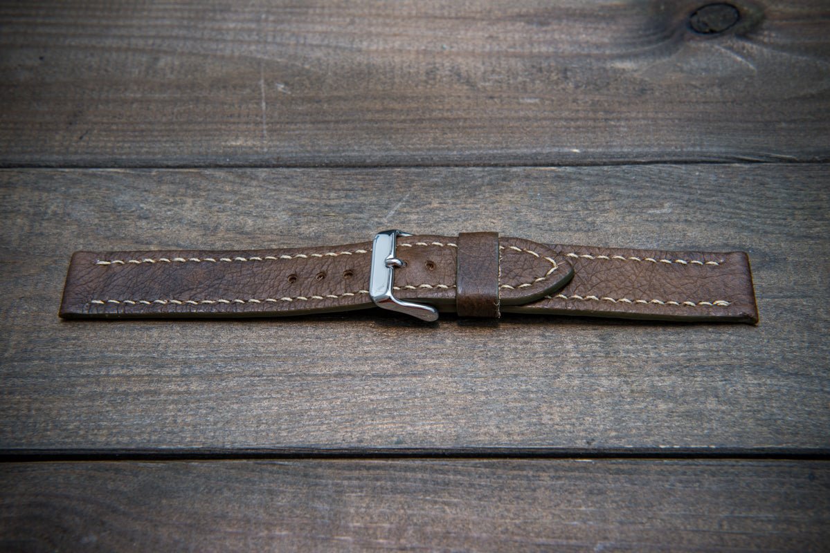 Toscana Classic Leather Strap, handmade in Finland. 10-26 mm