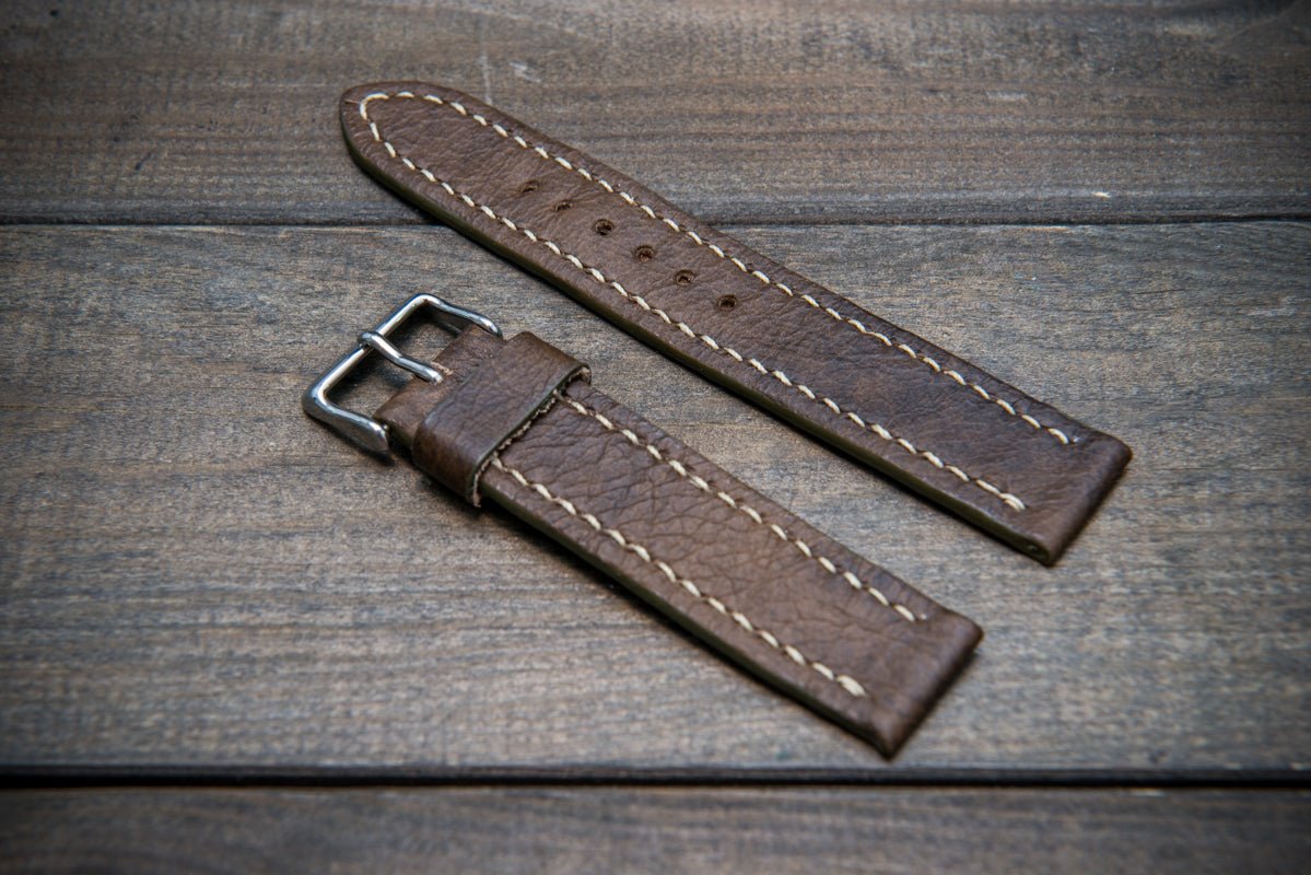 Toscana Classic Leather Strap, handmade in Finland. 10-26 mm