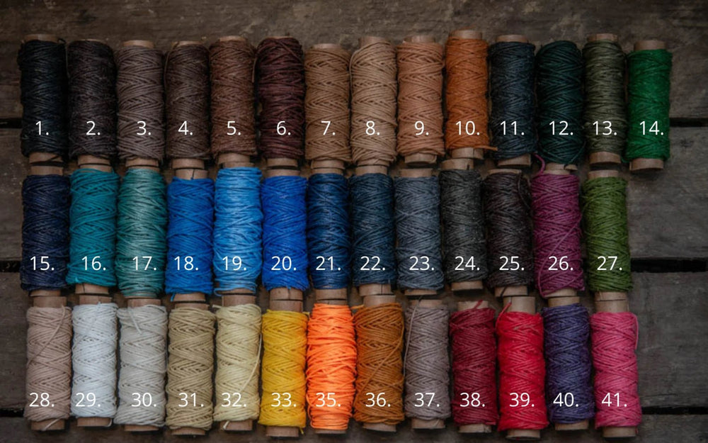 Generic 36 Colors Waxed Thread Hand Stitching Waxed Thread For Leather  Sewing