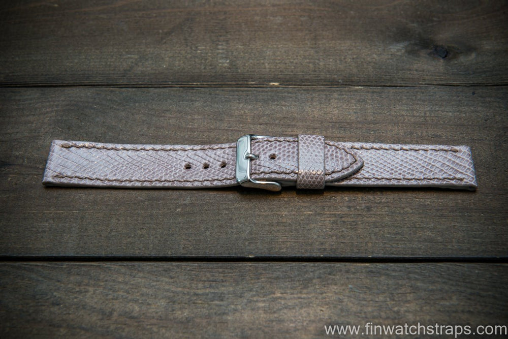 Osrich Leather Watch Strap, Beige