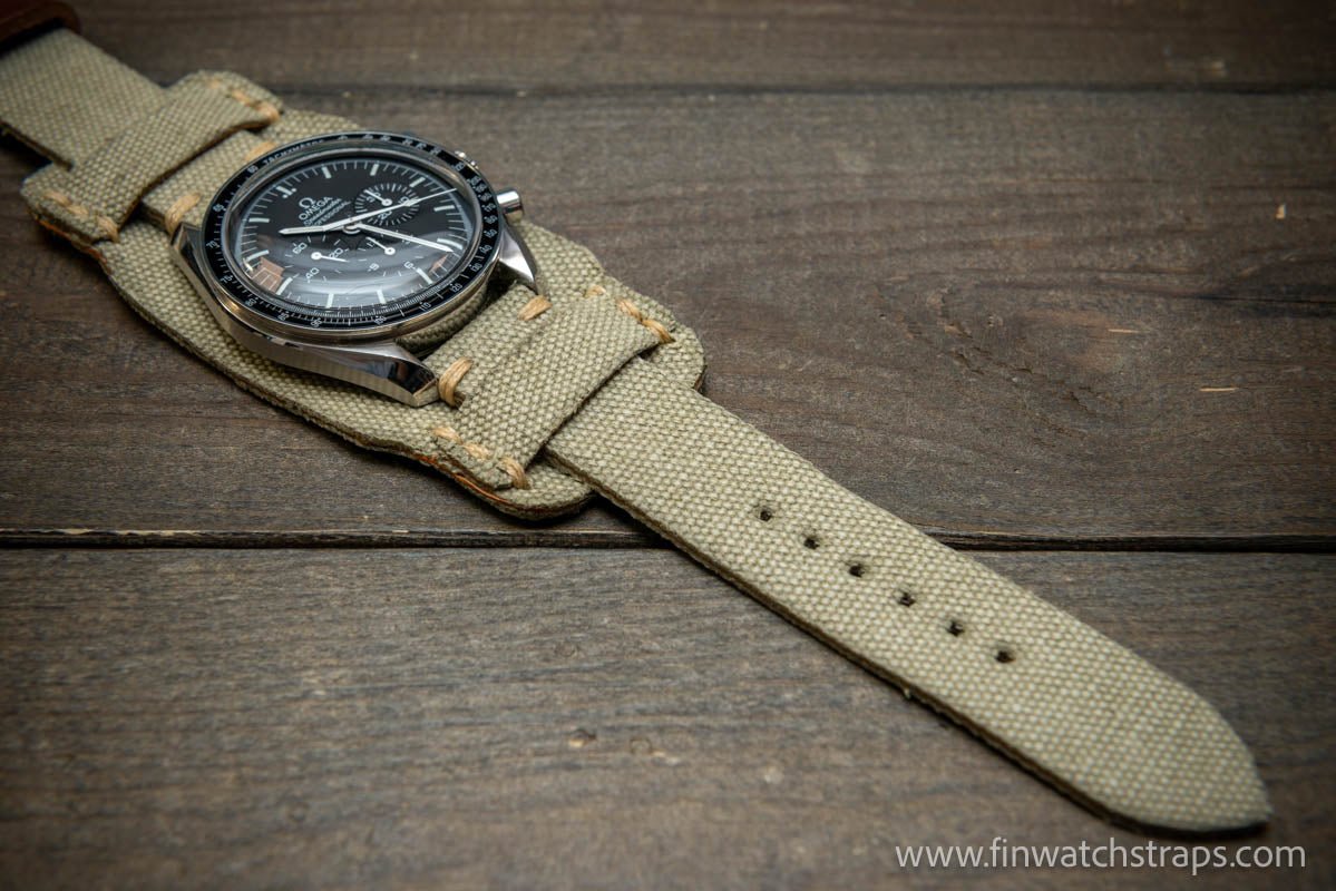 Canvas strap military watch cheap