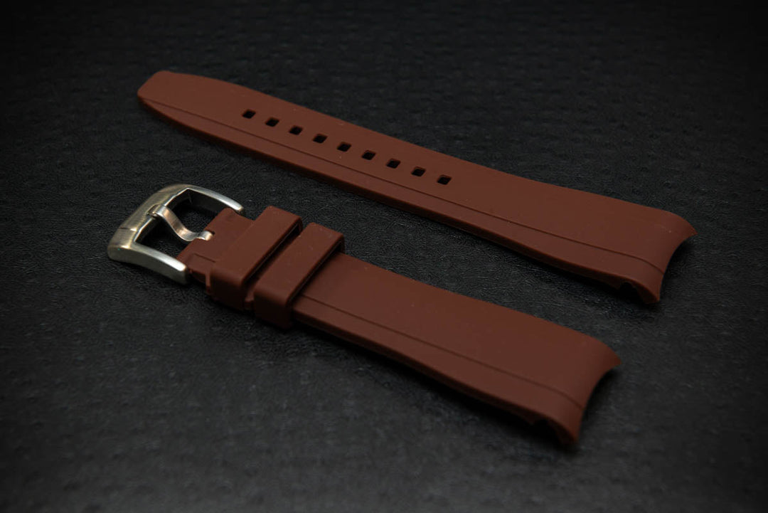 MoonSwatch Luxury Watch Strap, Waterproof watch strap, fluororubber (FKM) watch band, premium quality, for sports, width: 18, 20, 21, 22 mm. - finwatchstraps