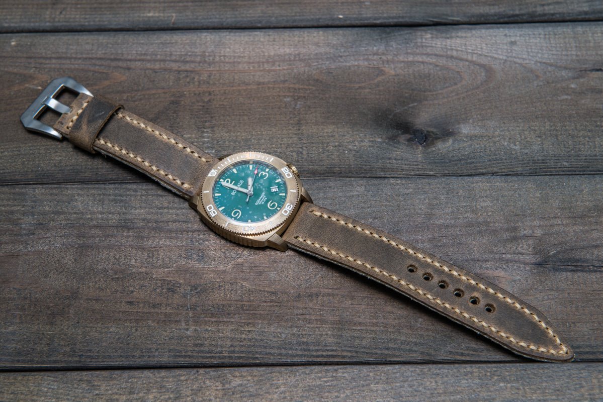 Watch strap, watch band, leather watch strap, leather watch band, finwatchstraps