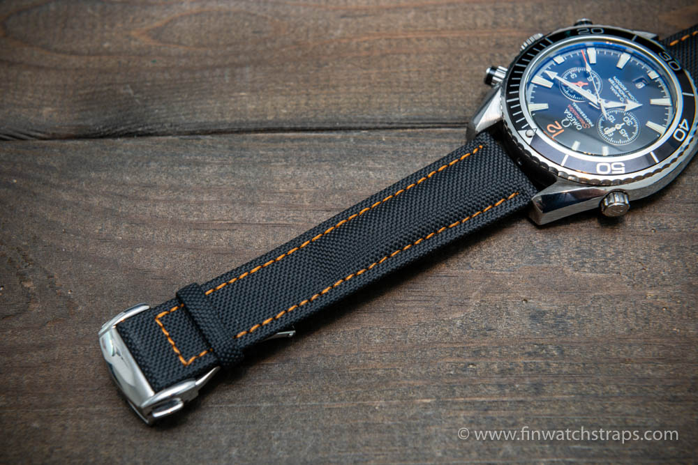 Omega watch strap canvas with leather lining 22x20 mm 21x20 mm 20x1