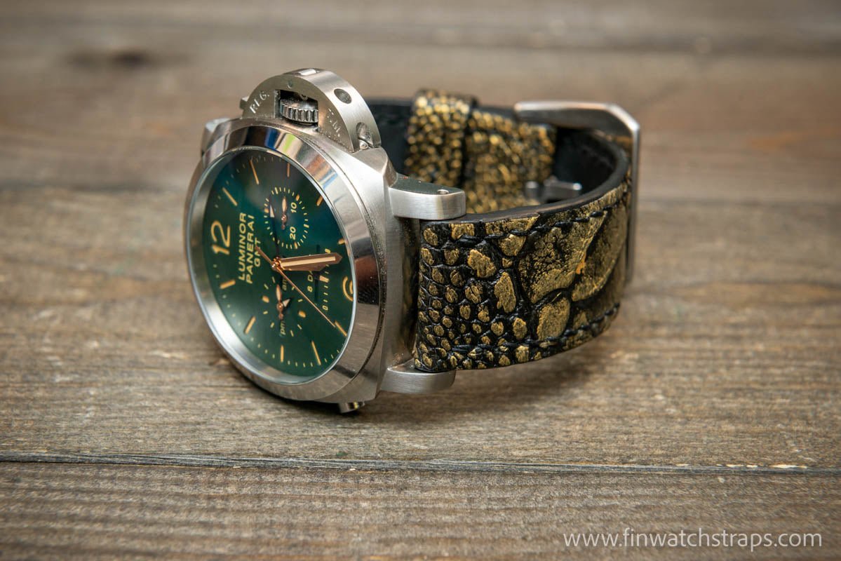 エキゾチックレザーの時計ストラップ - finwatchstraps - finwatchstraps