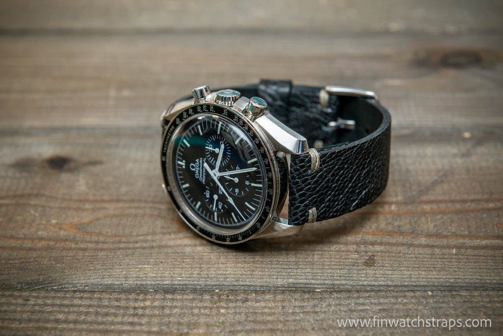 Cinturino In Vera Pelle Di Struzzo Fatto A Mano Per Orologi, Larghezze 14-24 Mm, Marrone, Vietnam