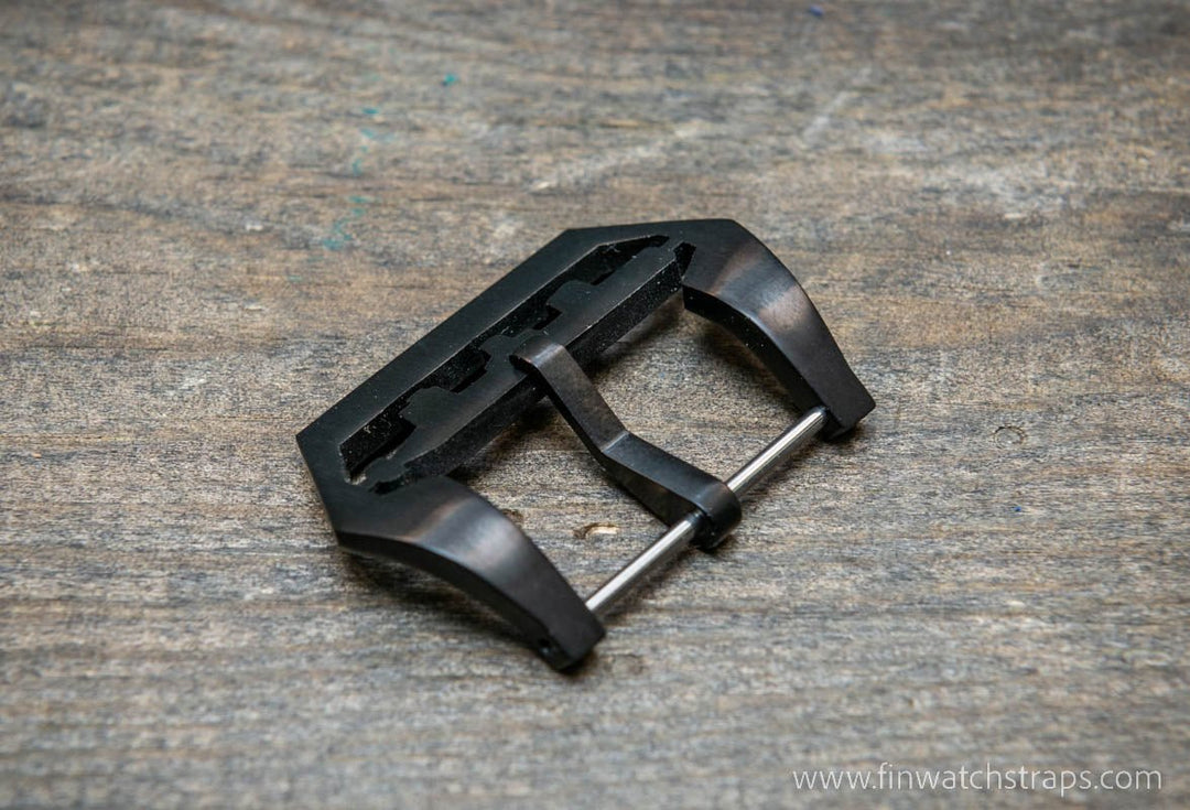 Panerai buckle, black matte 20 mm, 22 mm, 24 mm, 26 mm