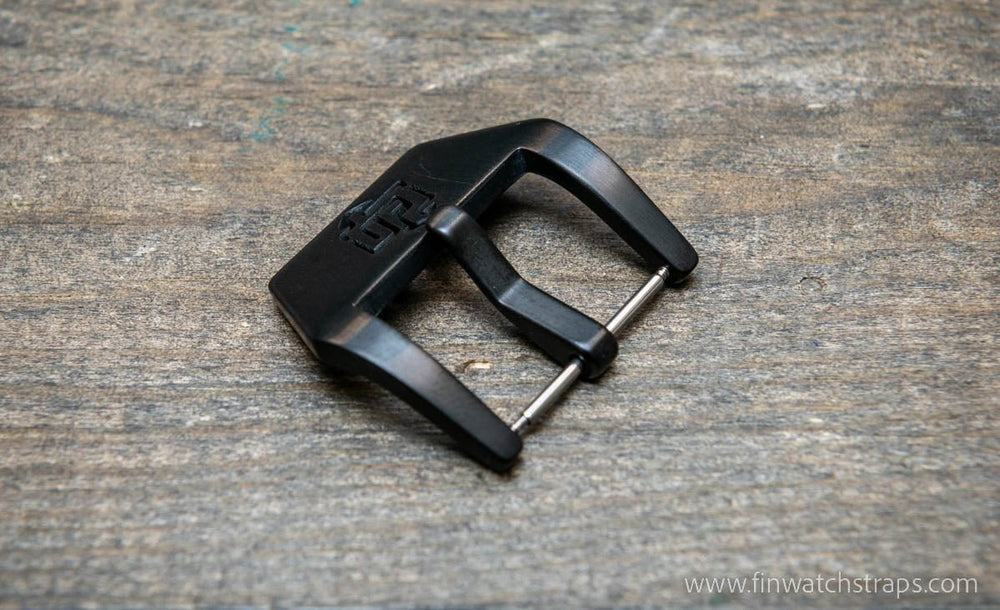 Panerai style buckle stainless steel black matte 20 mm 22 mm 24 mm