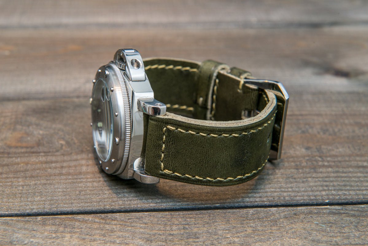 Watch strap, watch band, leather watch strap, leather watch band, finwatchstraps